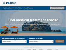 Tablet Screenshot of medtrip.com